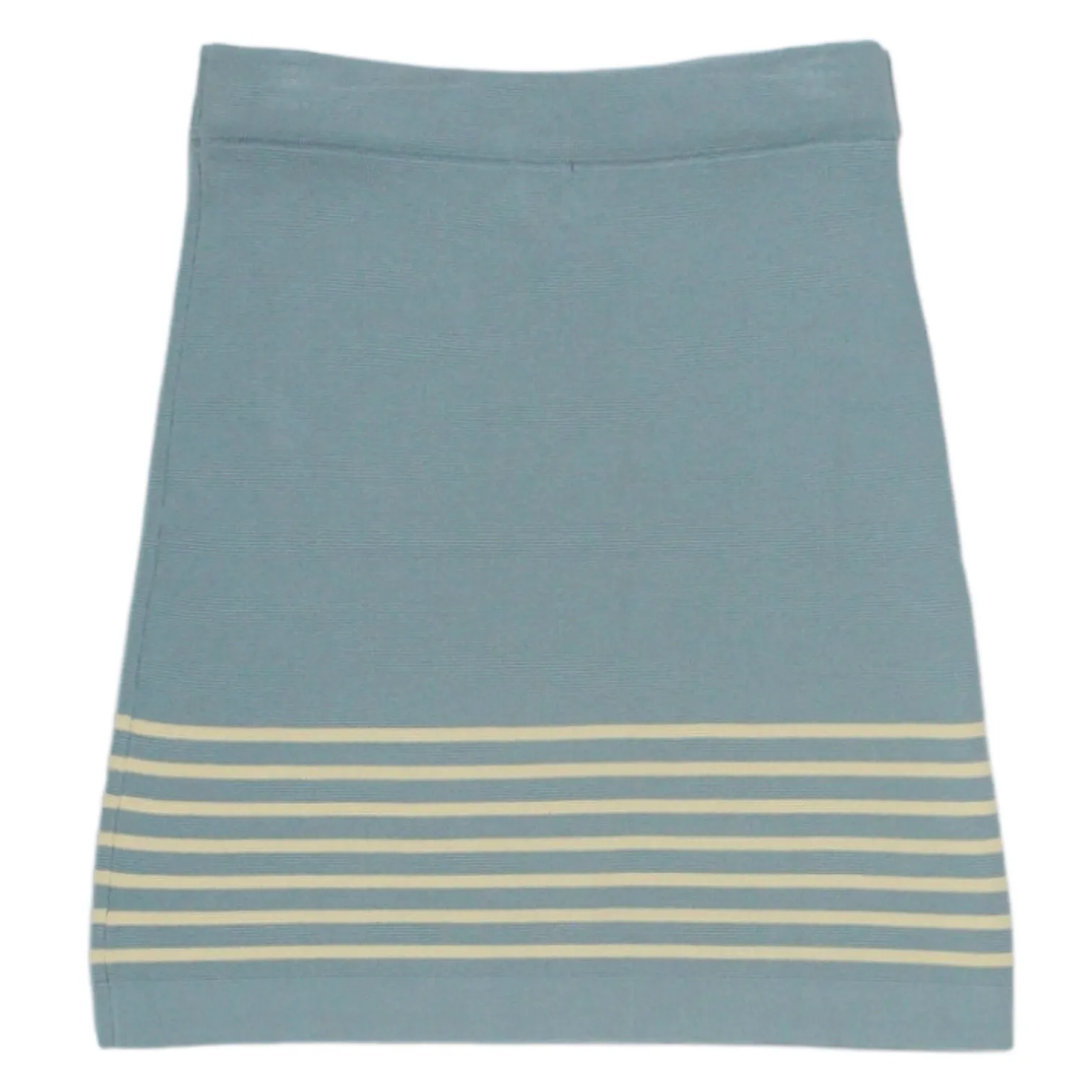 Orla Kiely Blue Knitted Mini Skirt