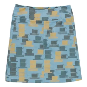 Orla Kiely Blue Layered Cups Skirt