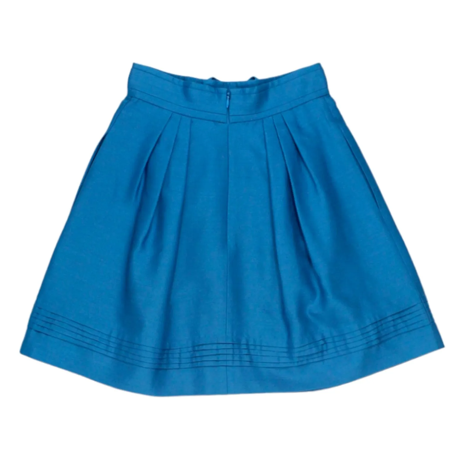 Orla Kiely Blue Organza Mini Skirt