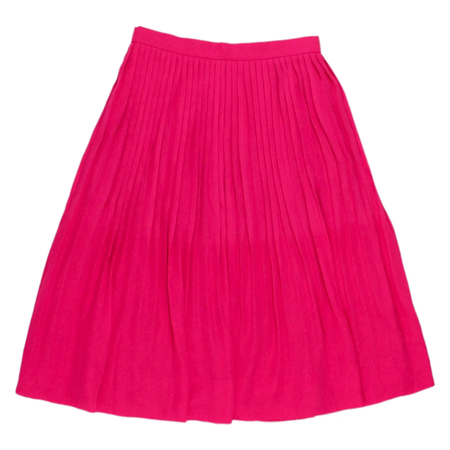 Orla Kiely Fuchsia Knife Pleat Skirt