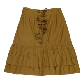 Orla Kiely Fudge Silk Cotton Twill Skirt