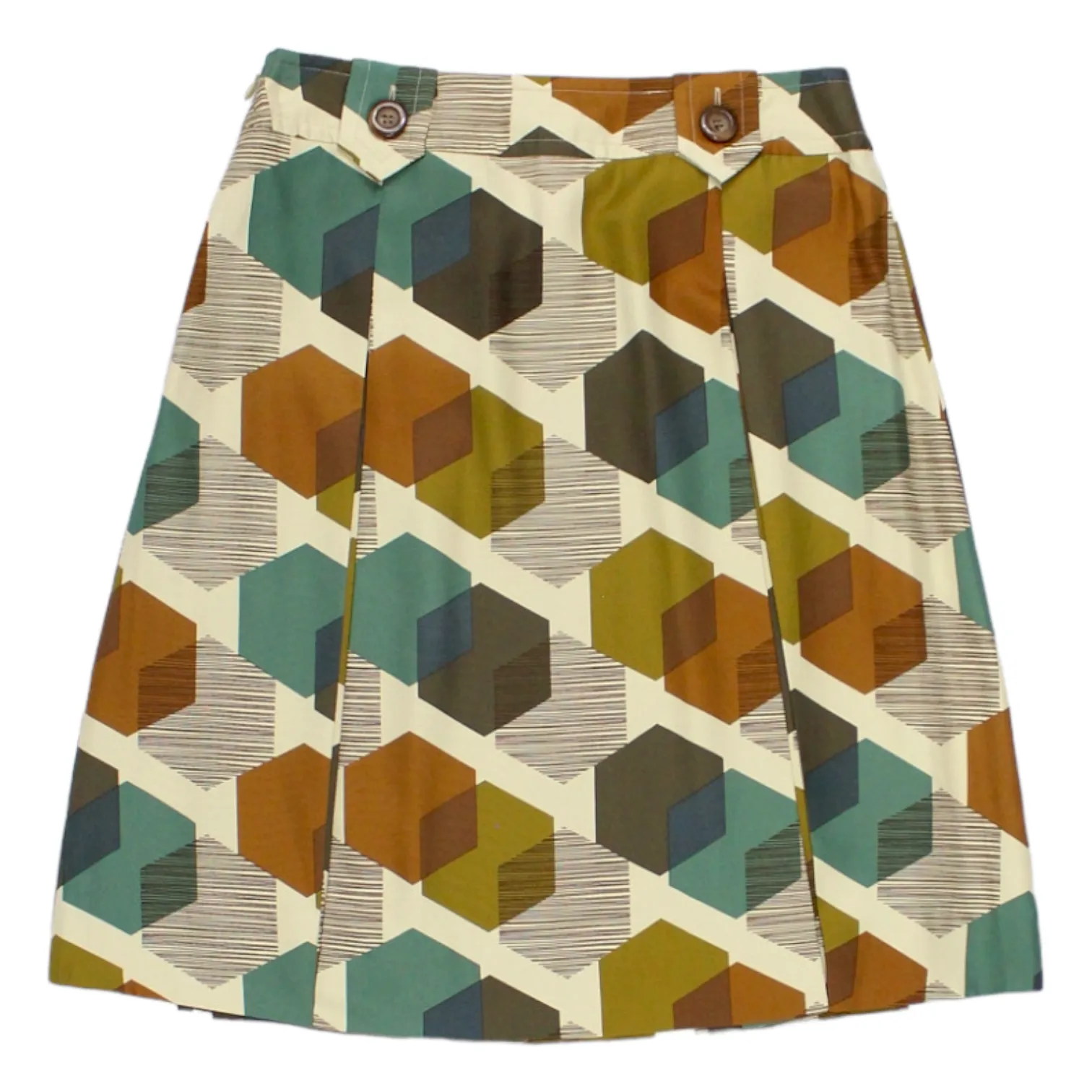 Orla Kiely Honey Layered Cube Skirt