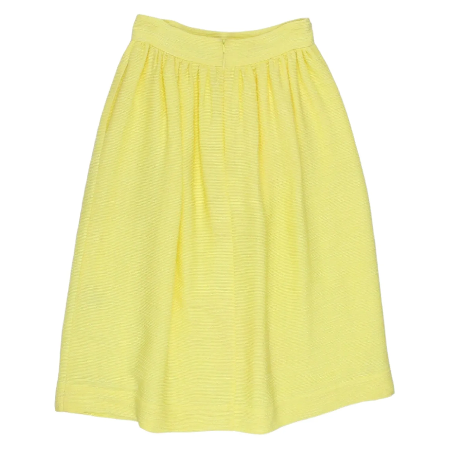 Orla Kiely Lemon Textured Midi Skirt