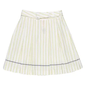 Orla Kiely White Dot/Stripe Skirt