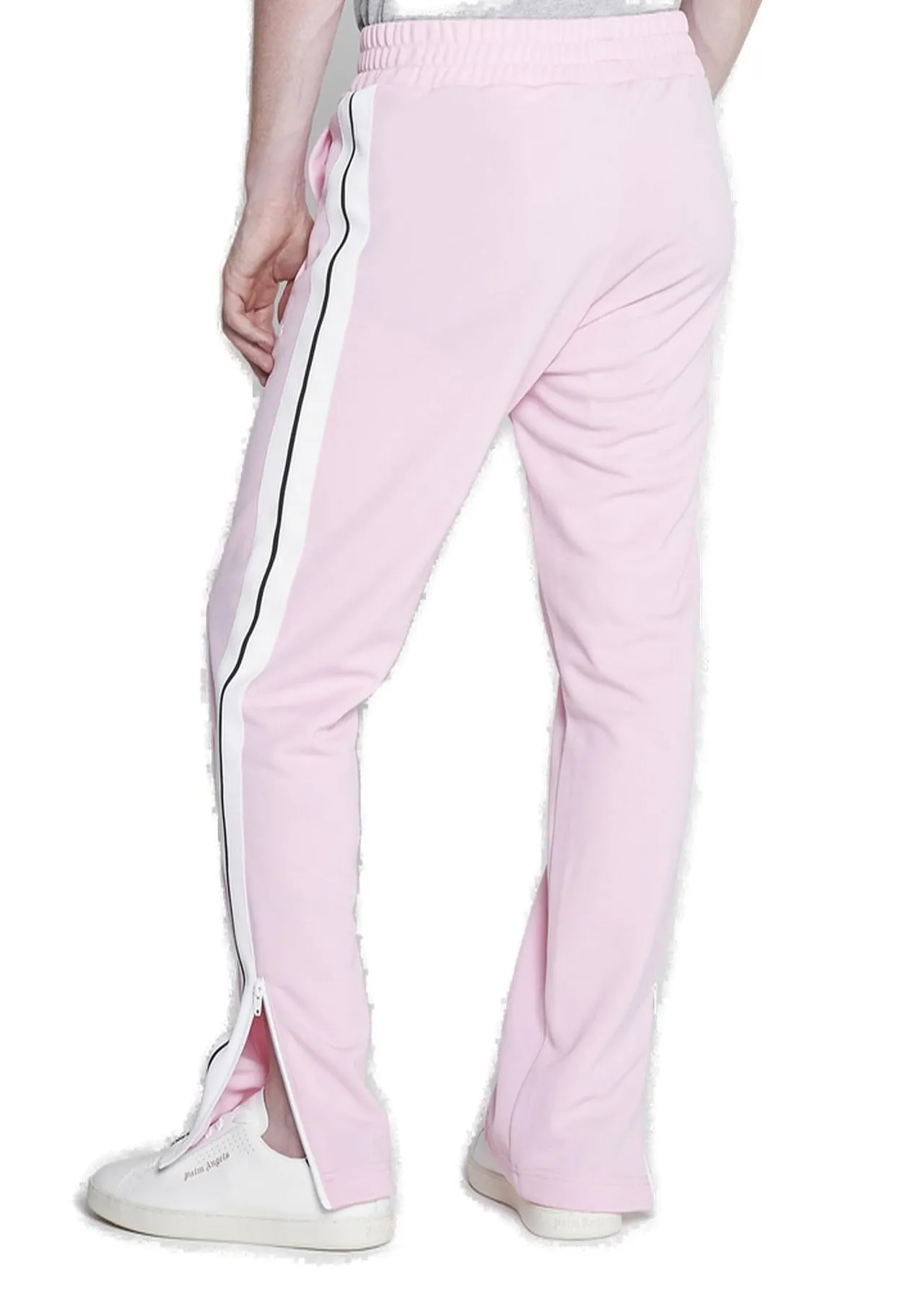 Palm Angels Logo Printed Side Striped Track Pants