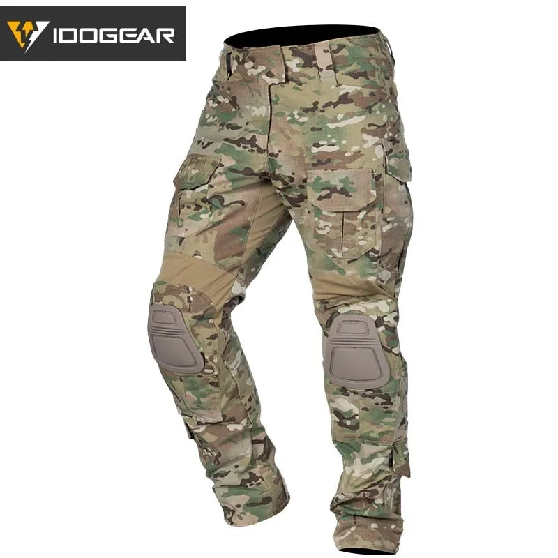 Pantalon tactique camouflage pour l'airsoft, chasse et militaire 1kg IDOGEAR - G3