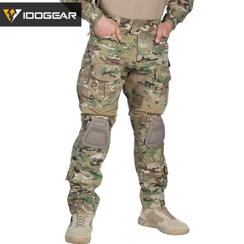 Pantalon tactique camouflage pour l'airsoft, chasse et militaire 1kg IDOGEAR - G3