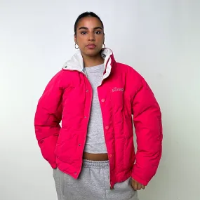 Pink 80s Ellesse Puffer Jacket Coat (L)