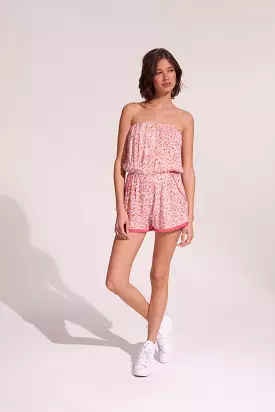 Poupette St Barth - Short Jumpsuit Ambra - Pink Magnolia