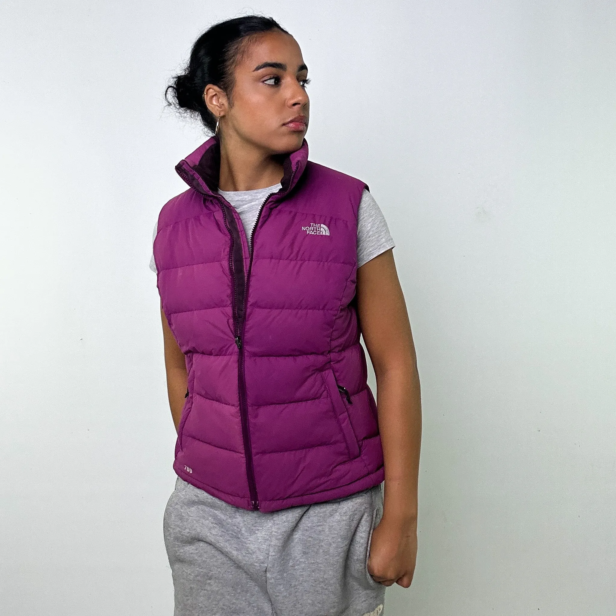 PURPLE 90S THE NORTH FACE 700 SERIES PUFFER JACKET COAT GILET (