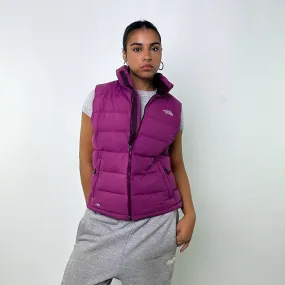 Purple 90s The North Face 700 Series Puffer Jacket Coat Gilet (M)