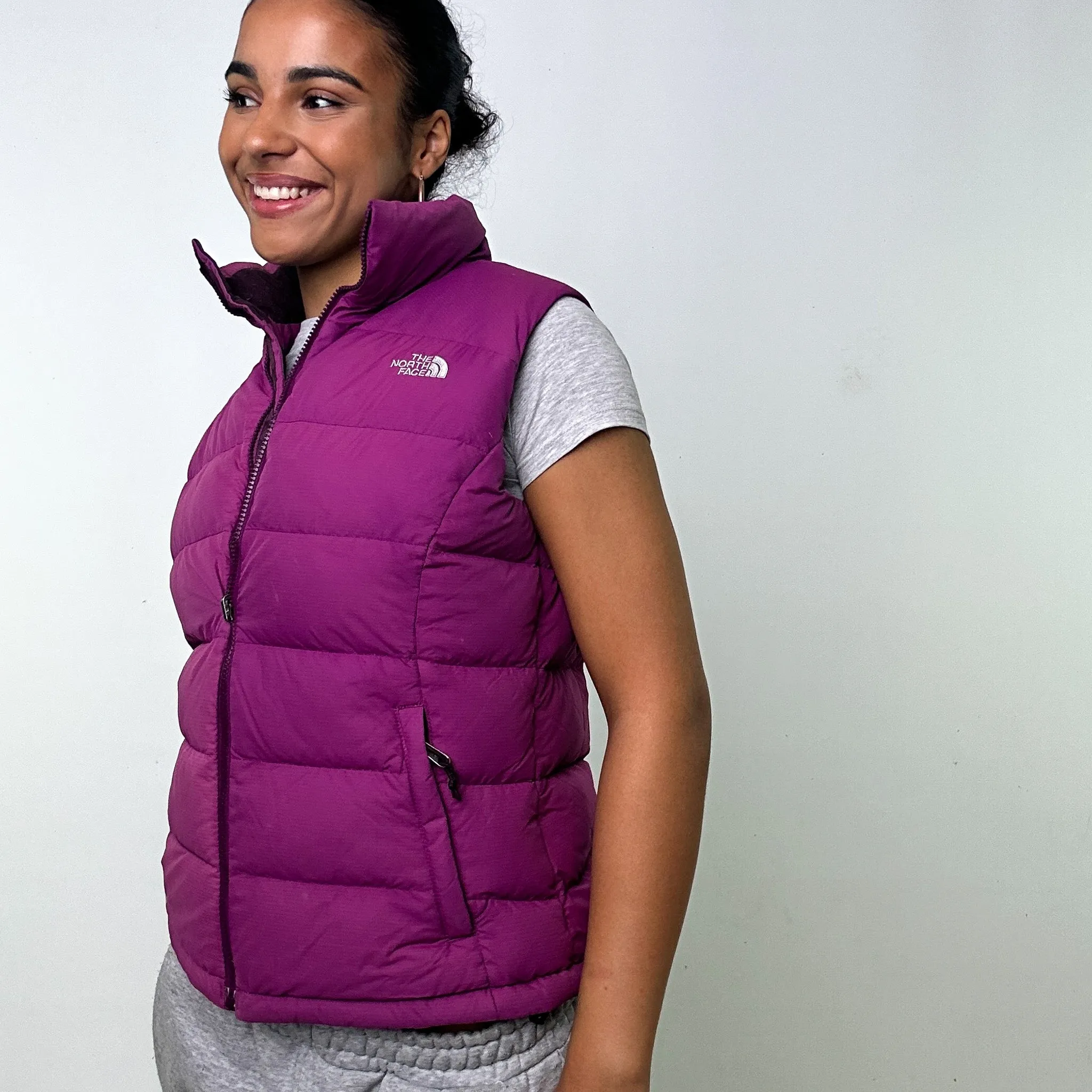 PURPLE 90S THE NORTH FACE 700 SERIES PUFFER JACKET COAT GILET (