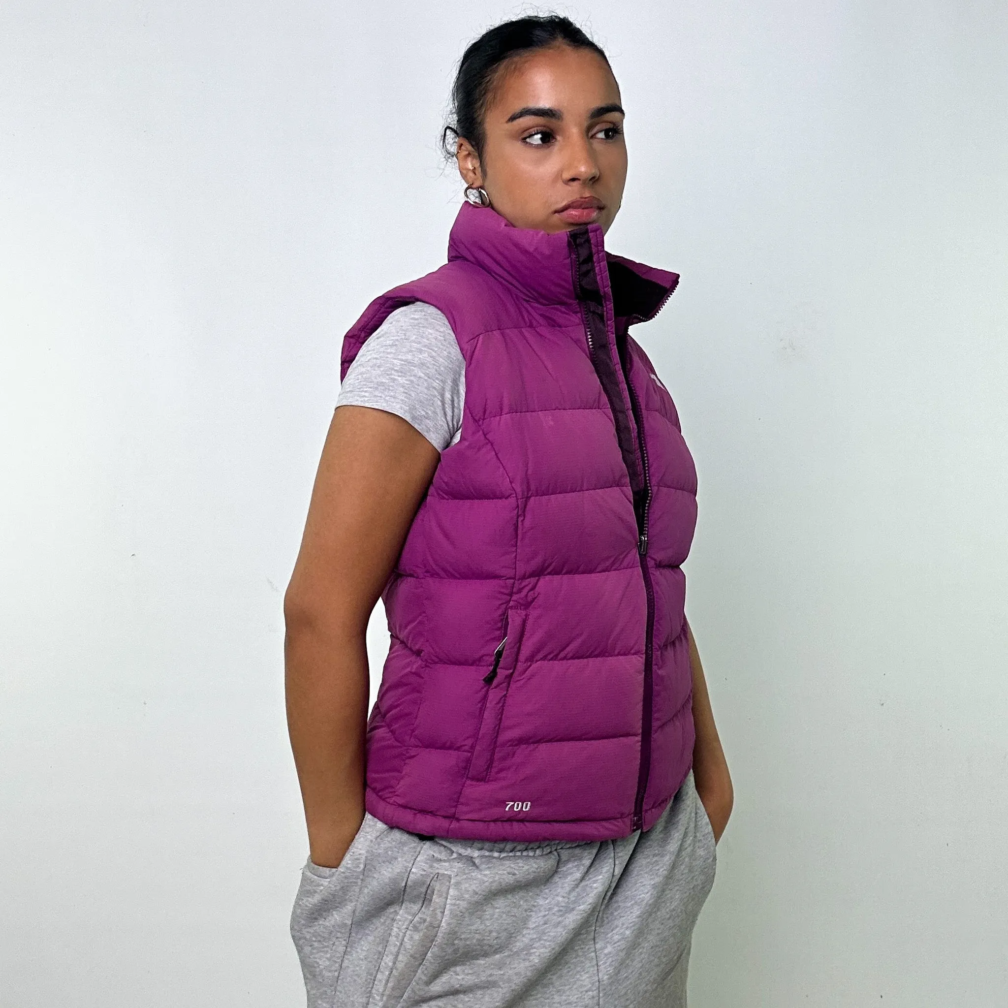 PURPLE 90S THE NORTH FACE 700 SERIES PUFFER JACKET COAT GILET (