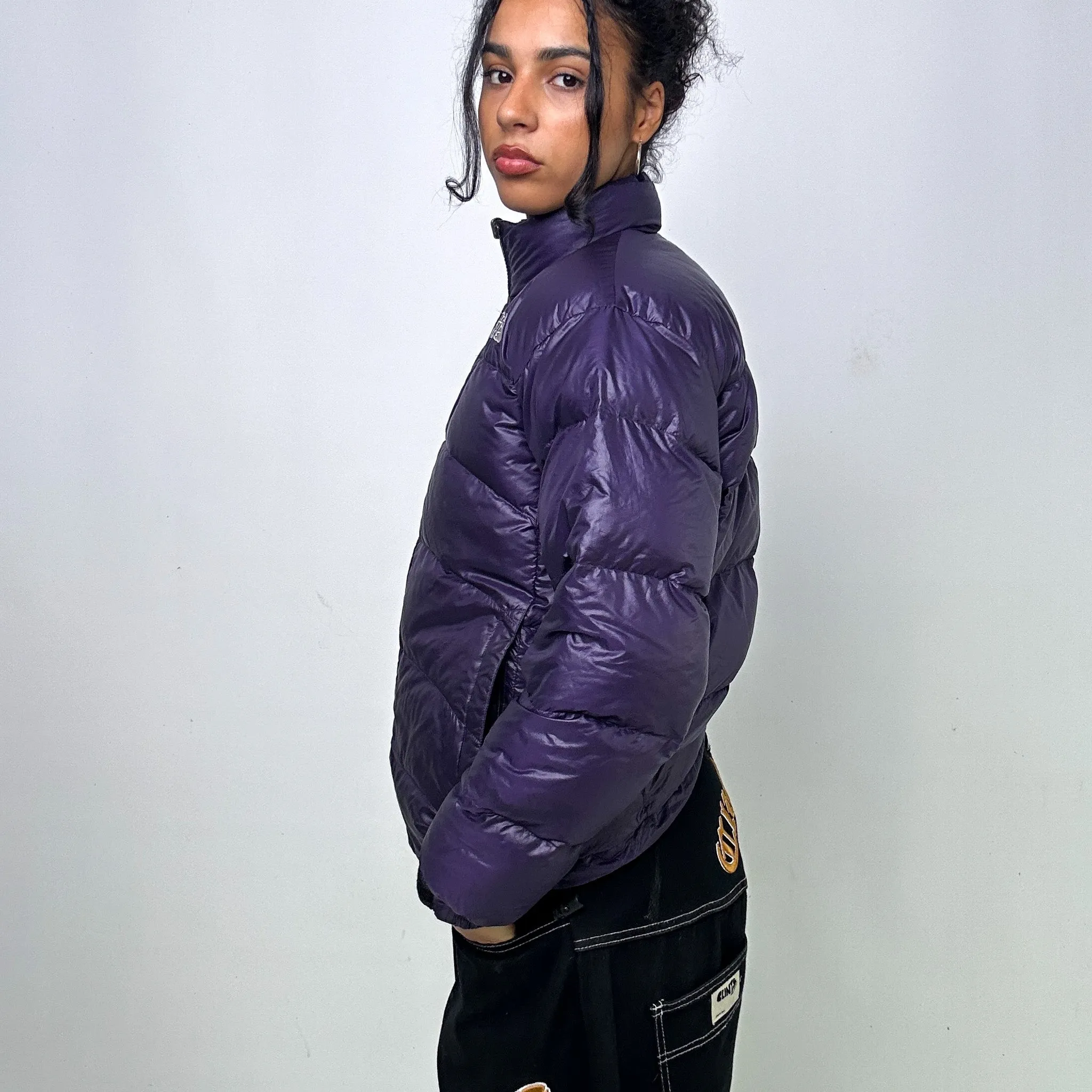 Purple 90s The North Face Summit Series Puffer Jacket Coat (S)