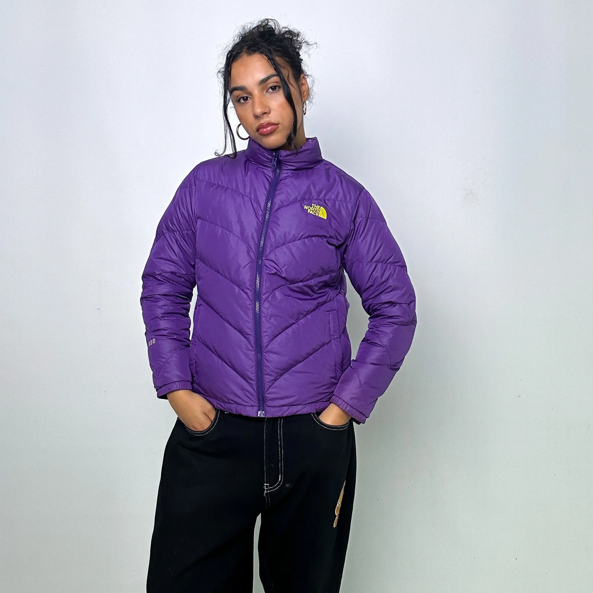 Purple y2ks The North Face 600 Series Puffer Jacket Coat (L)