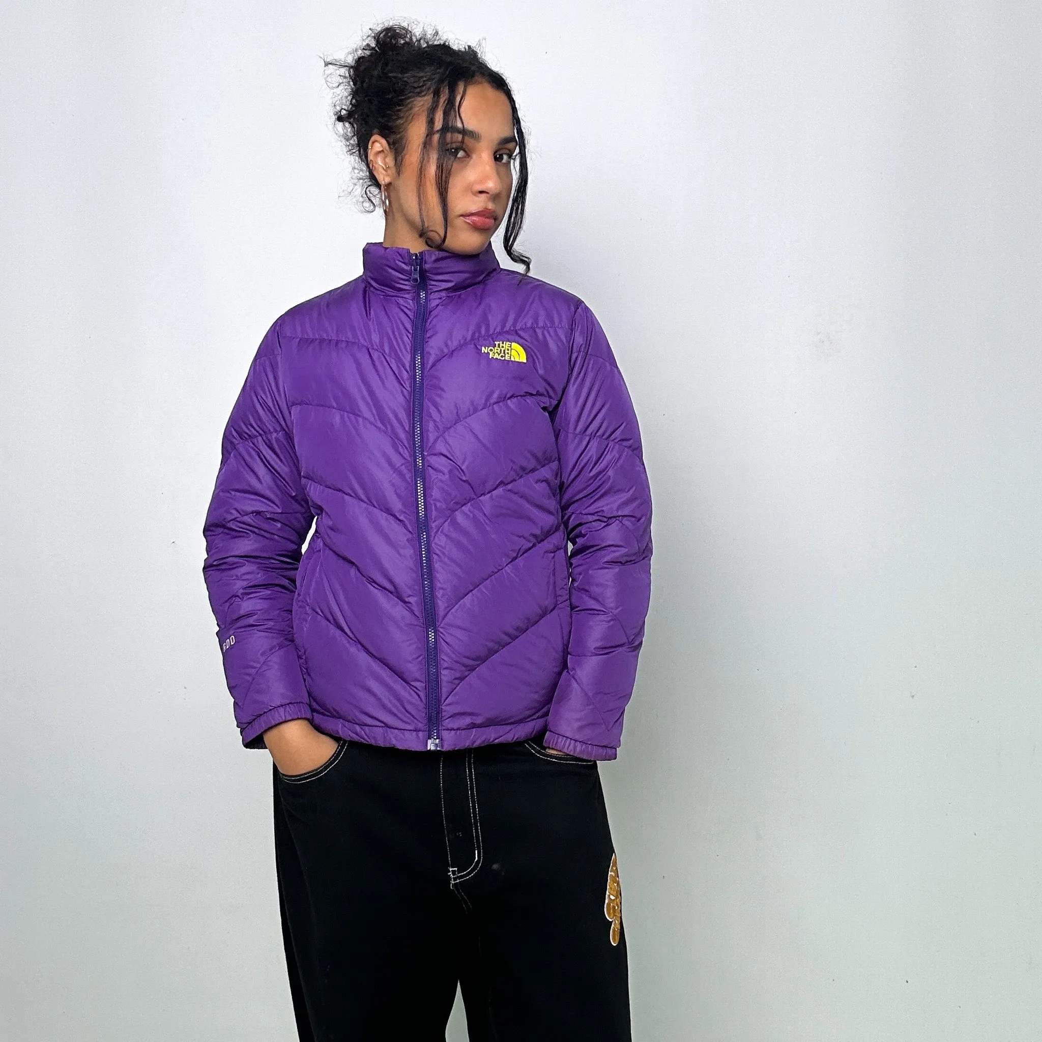 Purple y2ks The North Face 600 Series Puffer Jacket Coat (L)