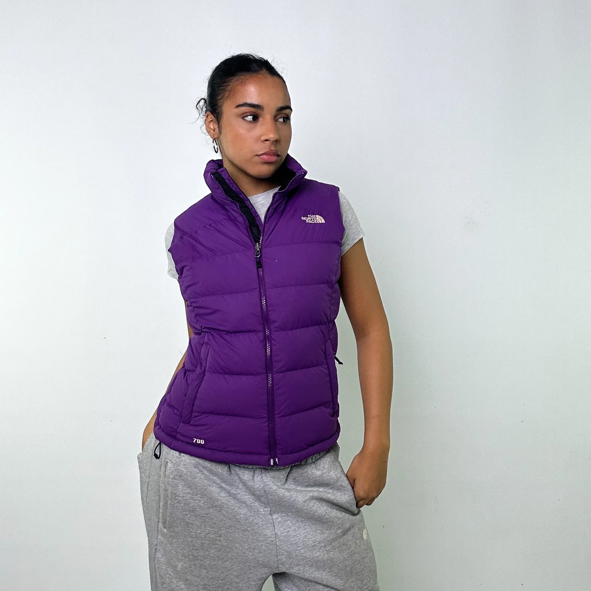 PURPLE Y2KS THE NORTH FACE 700 SERIES PUFFER JACKET COAT GILET (