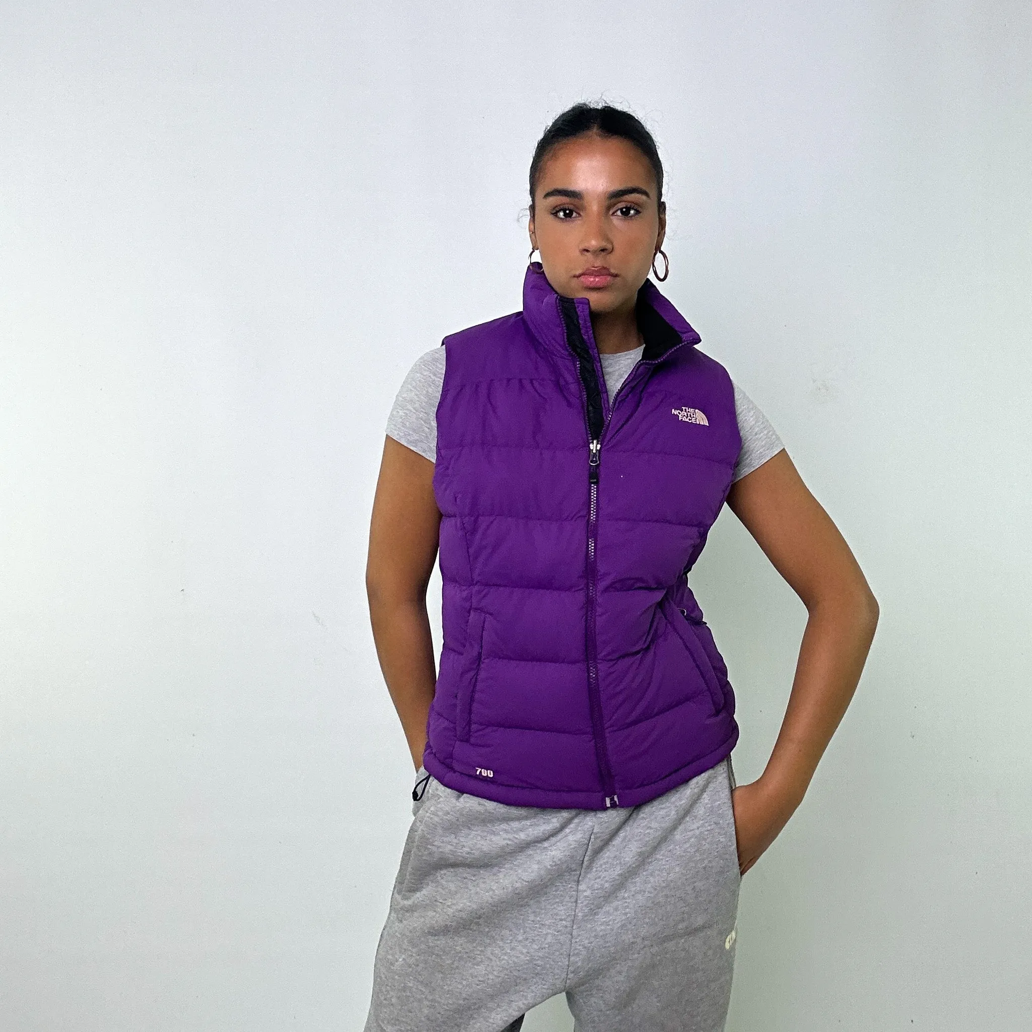 PURPLE Y2KS THE NORTH FACE 700 SERIES PUFFER JACKET COAT GILET (