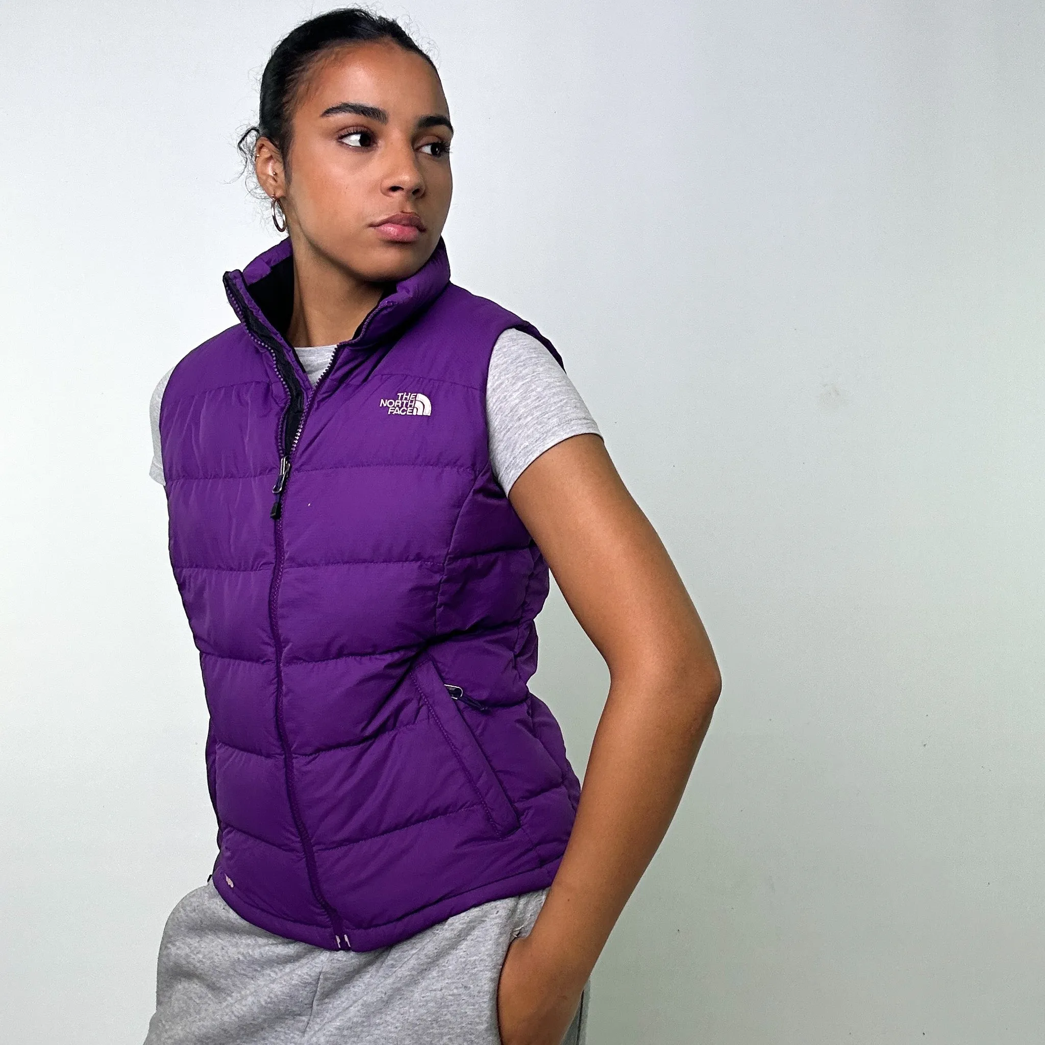 PURPLE Y2KS THE NORTH FACE 700 SERIES PUFFER JACKET COAT GILET (