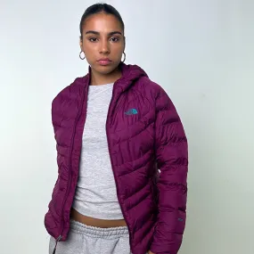 Purple y2ks The North Face Puffer Jacket Coat (L)