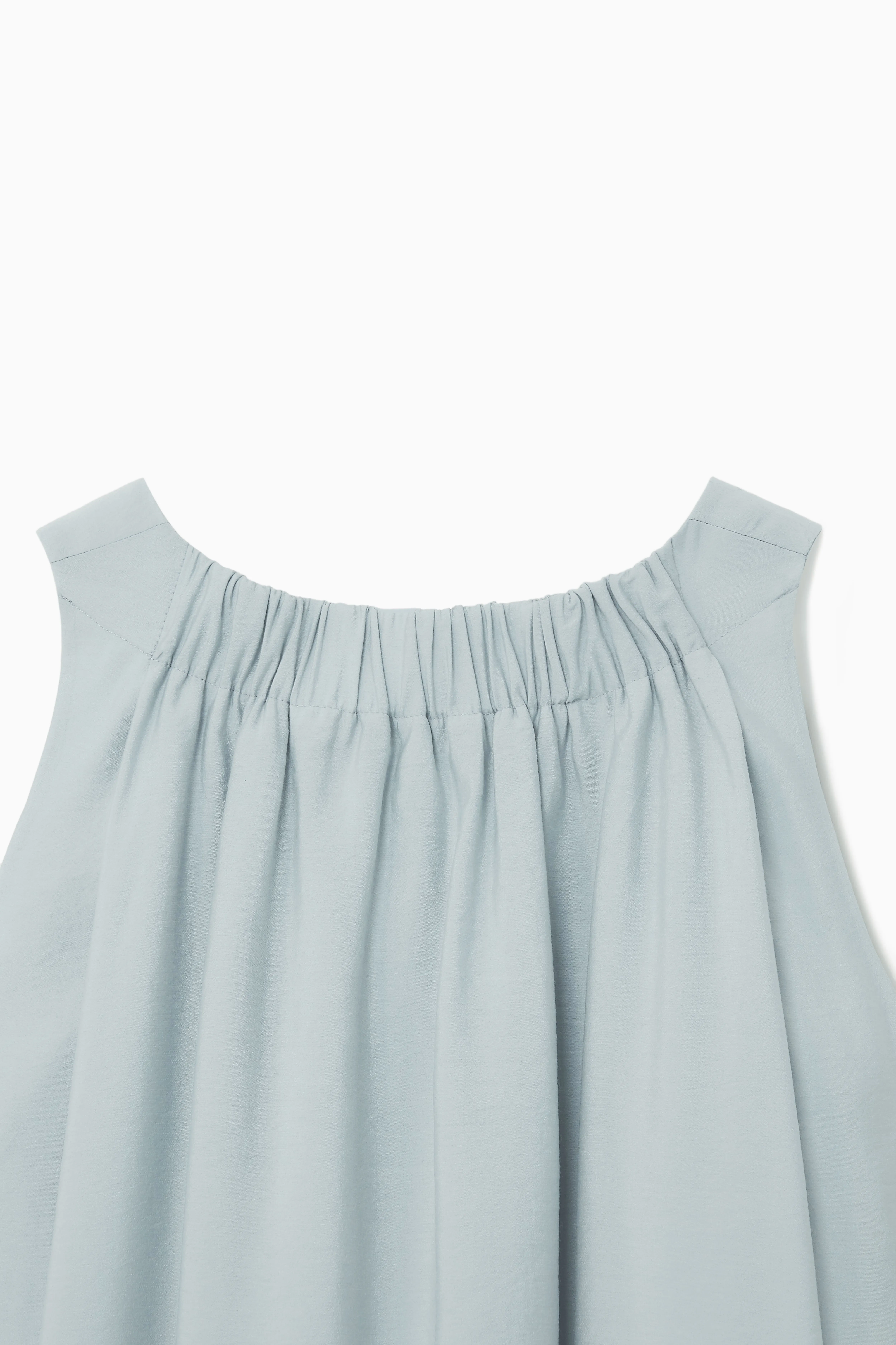 RACER-NECK MIDI DRESS - Halterneck - Sleeveless - LIGHT BLUE - Ladies | H&M GB