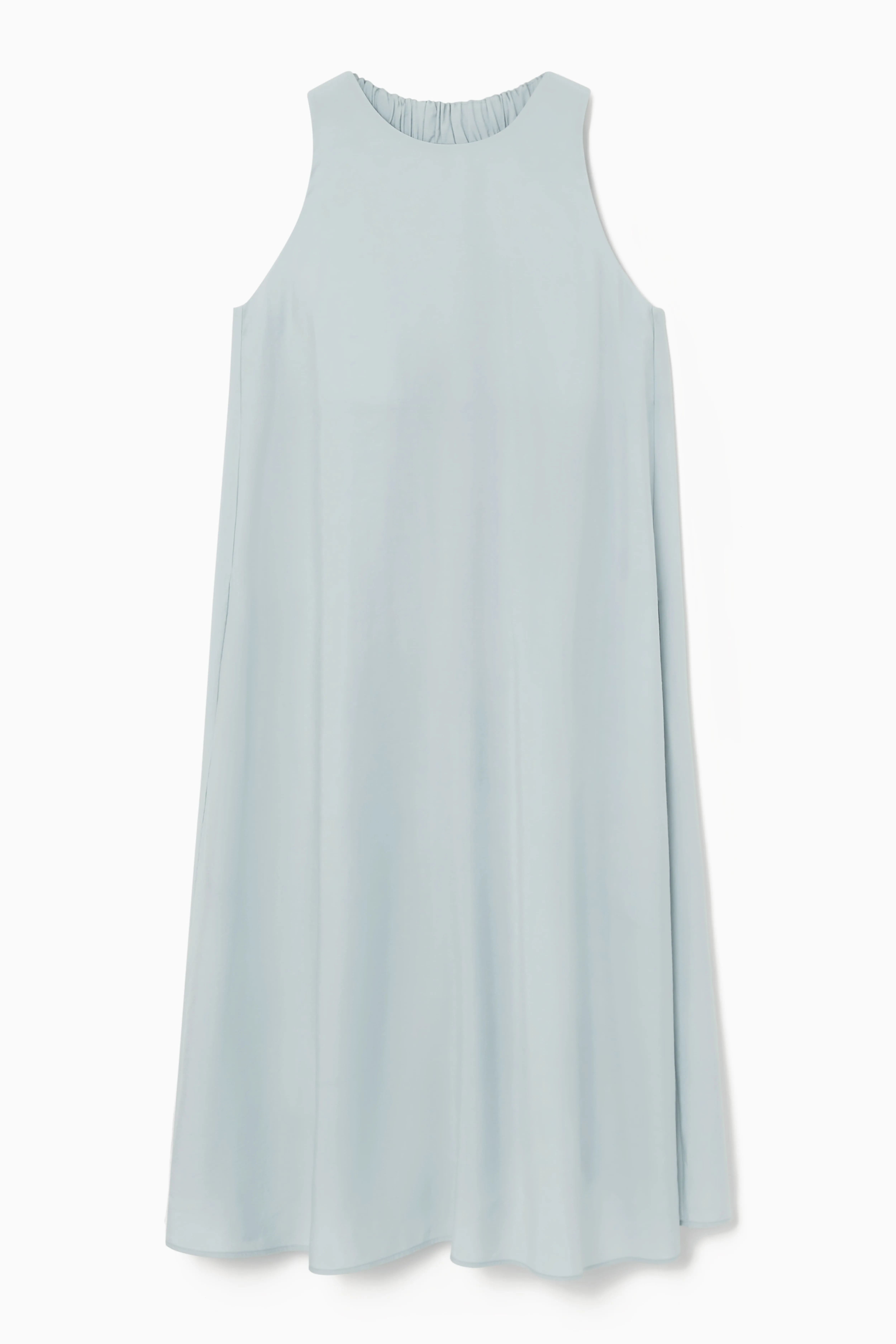 RACER-NECK MIDI DRESS - Halterneck - Sleeveless - LIGHT BLUE - Ladies | H&M GB