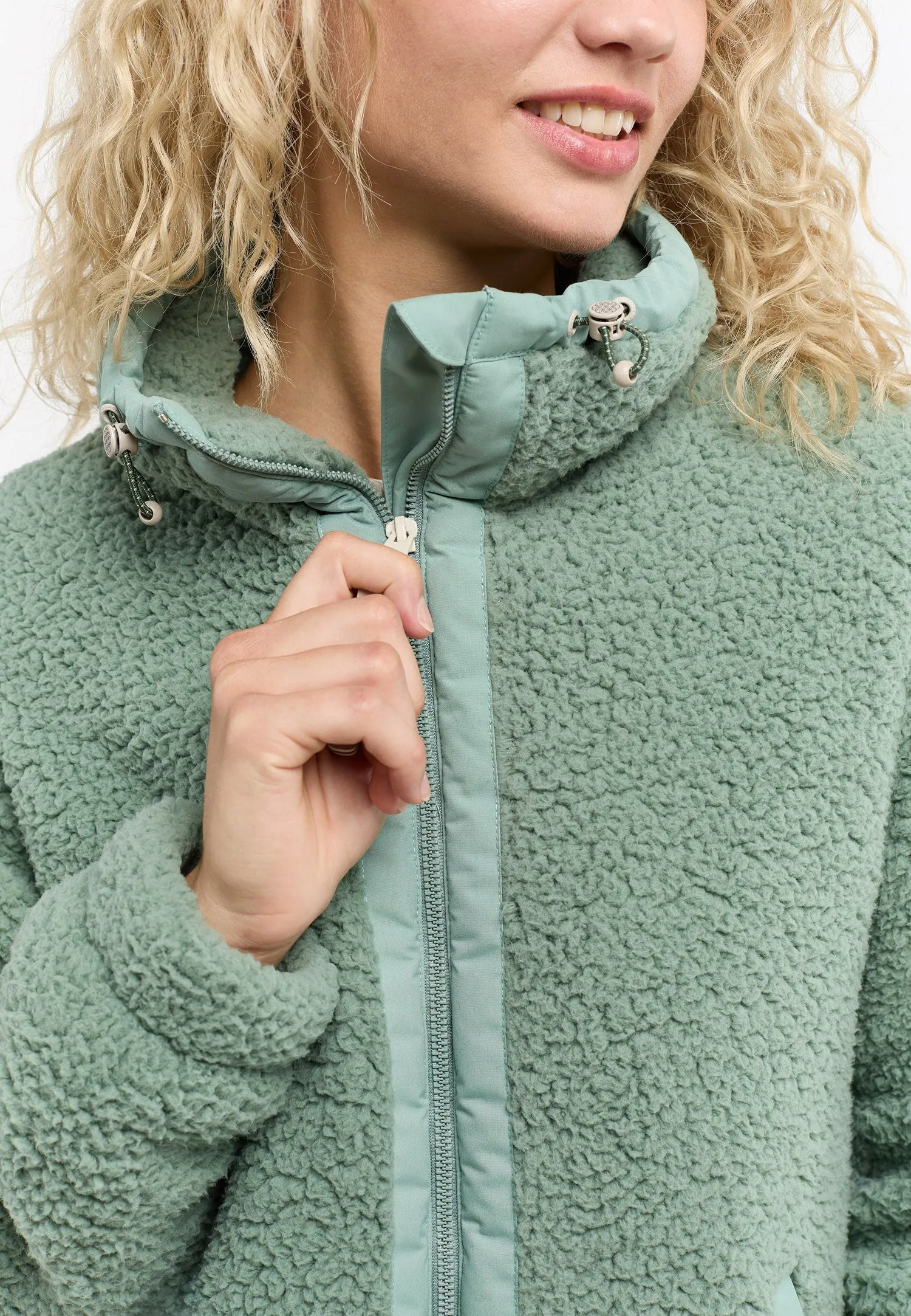 Ragwear Nordicka Zip Up Fleece | Green