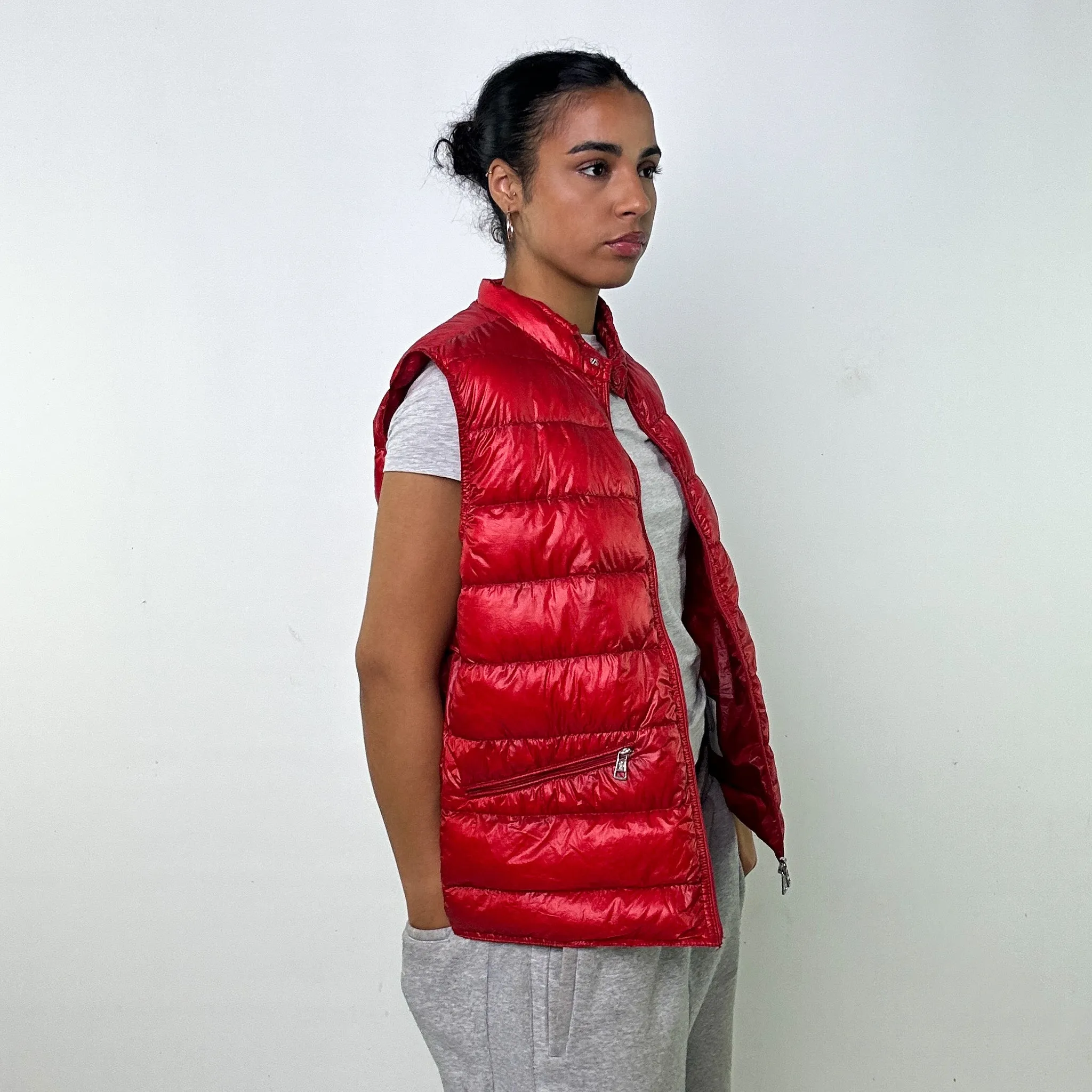 Red y2ks Moncler Puffer Jacket Coat (L)