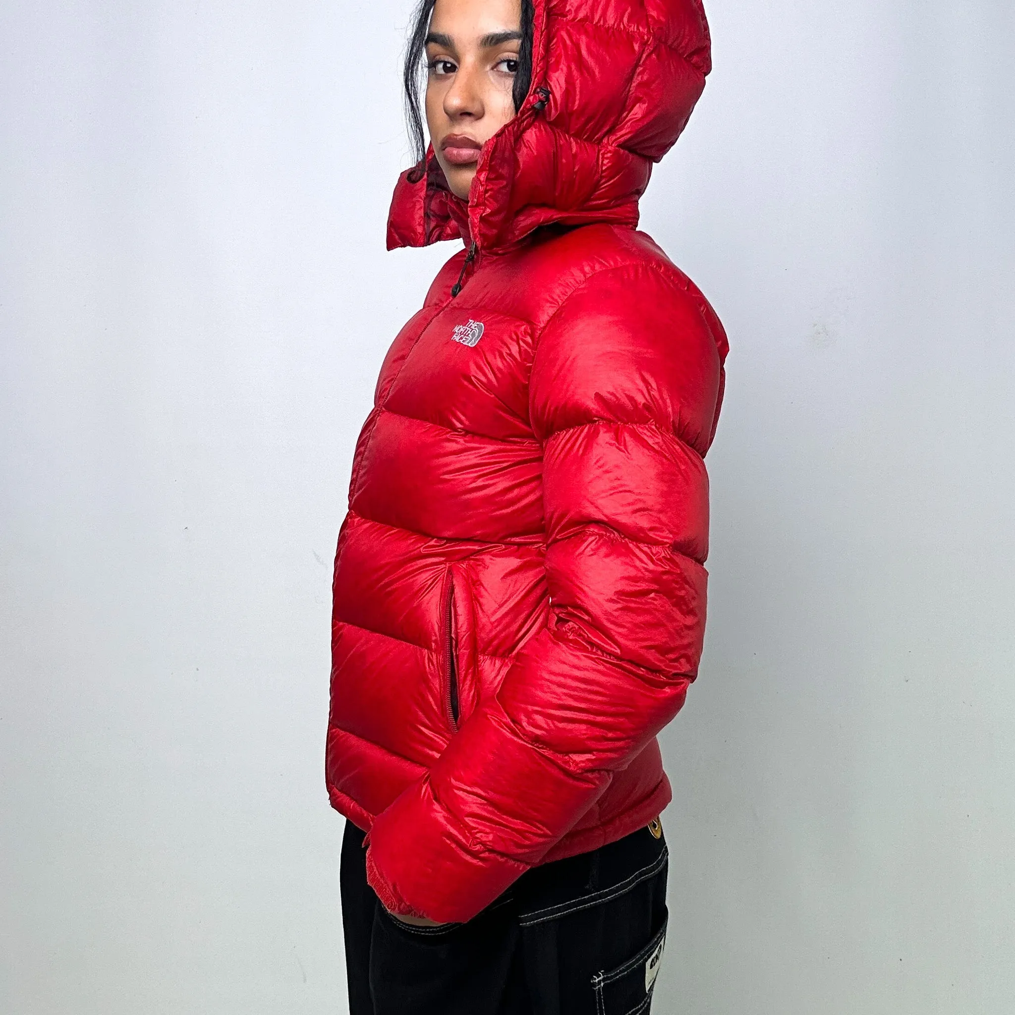 Red y2ks The North Face 800 Series Puffer Jacket Coat (L)