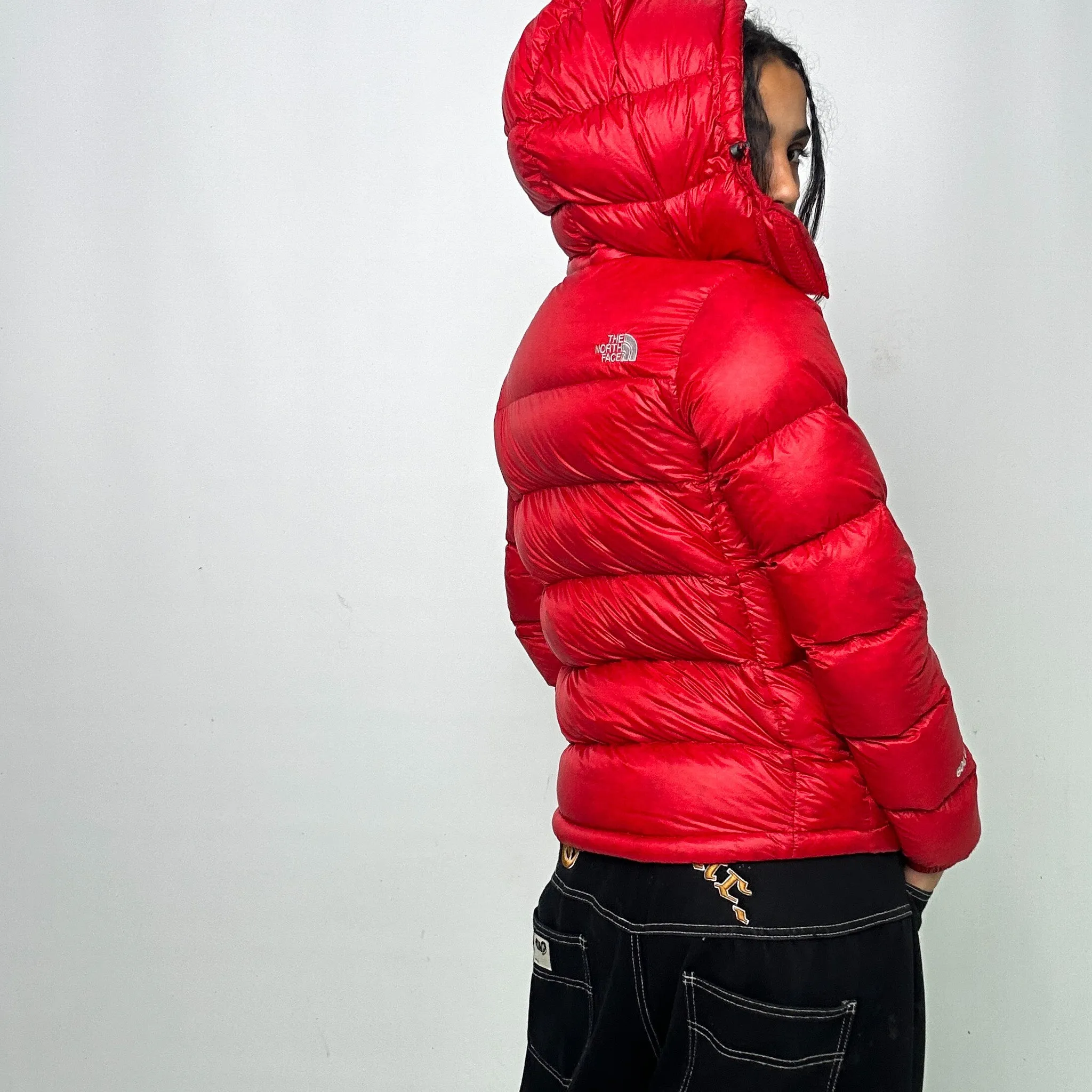 Red y2ks The North Face 800 Series Puffer Jacket Coat (L)