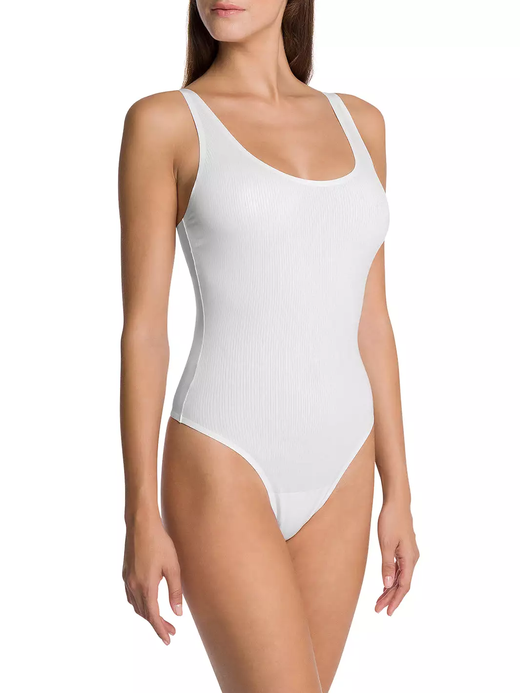 Ribbed Thong Bodysuit