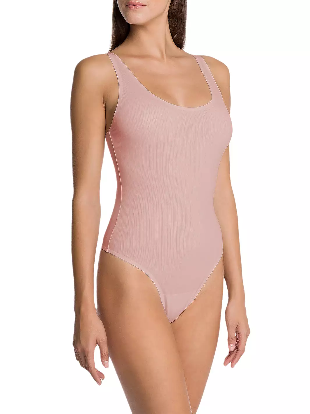 Ribbed Thong Bodysuit