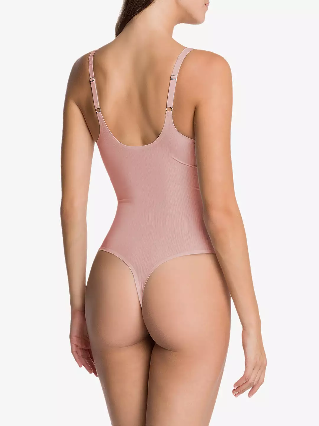 Ribbed Thong Bodysuit