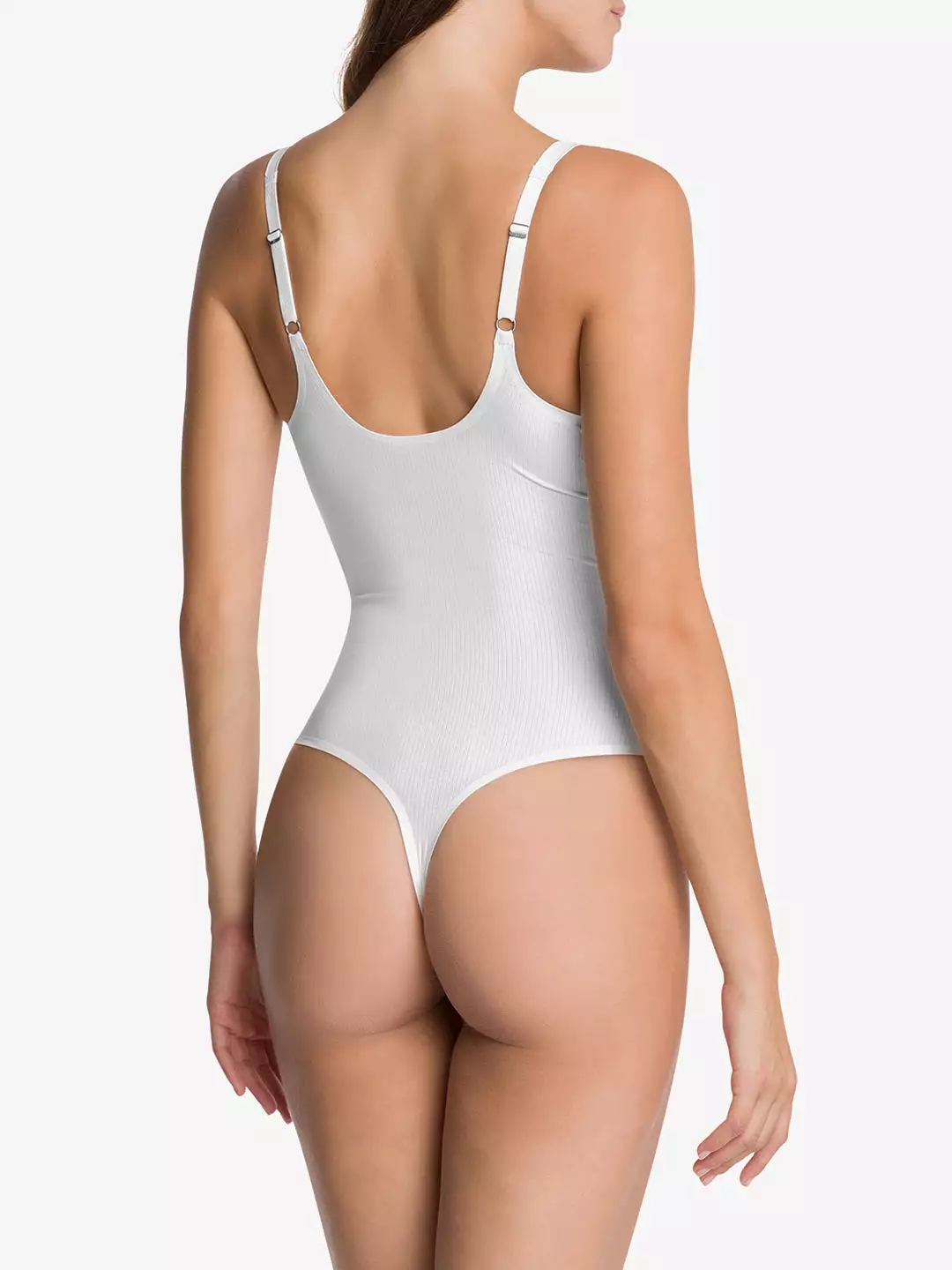 Ribbed Thong Bodysuit