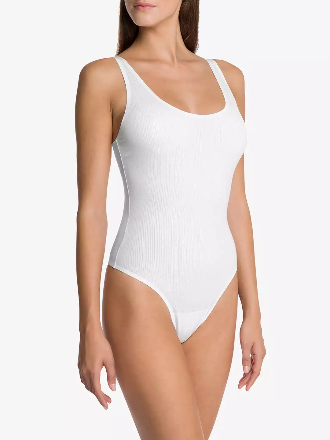 Ribbed Thong Bodysuit