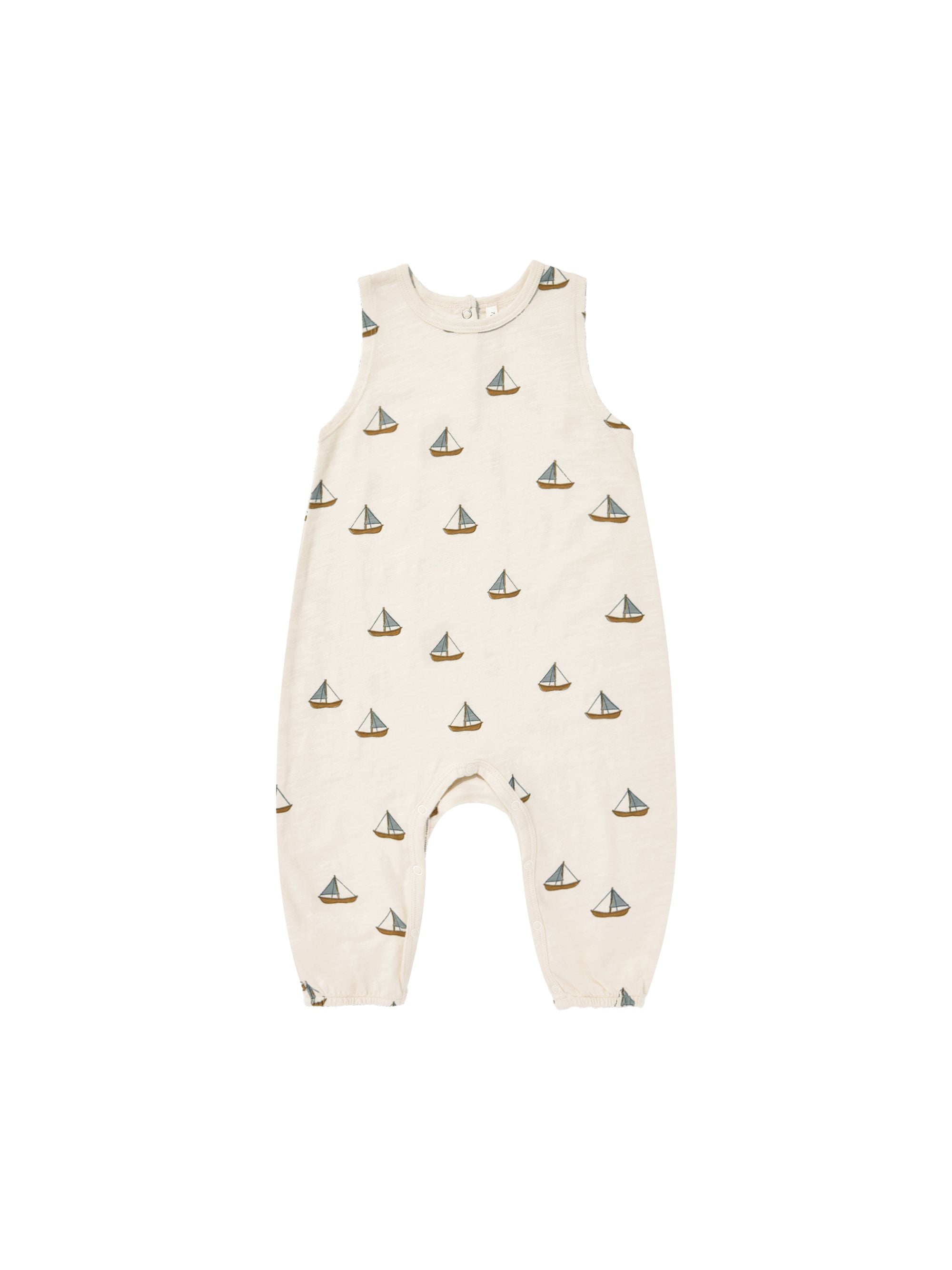 Rylee & Cru - Natural Sailboats Mills Jumpsuit