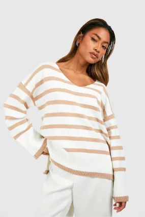 Slouchy Stripe Sweater