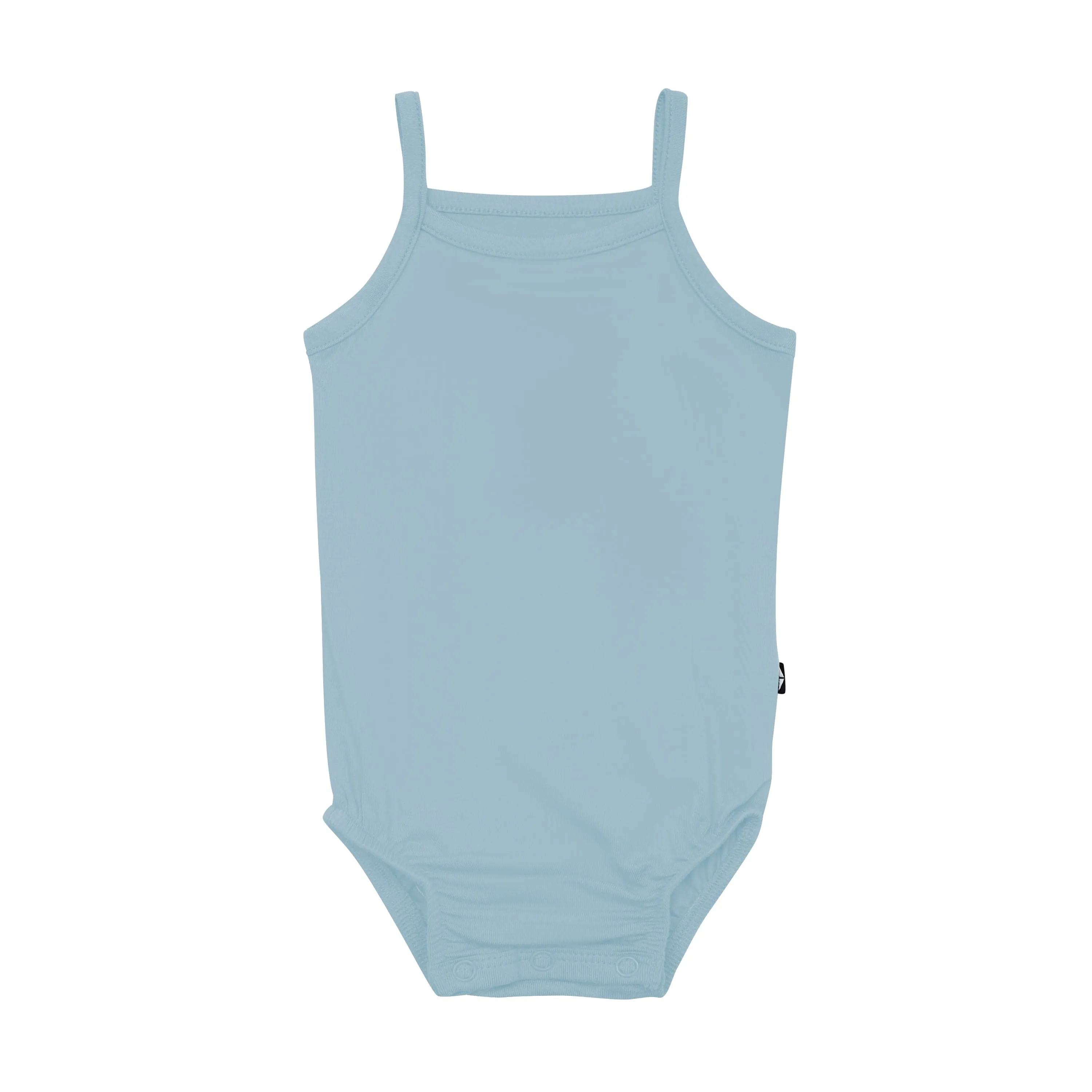 Spaghetti Strap Leotard in Dusty Blue