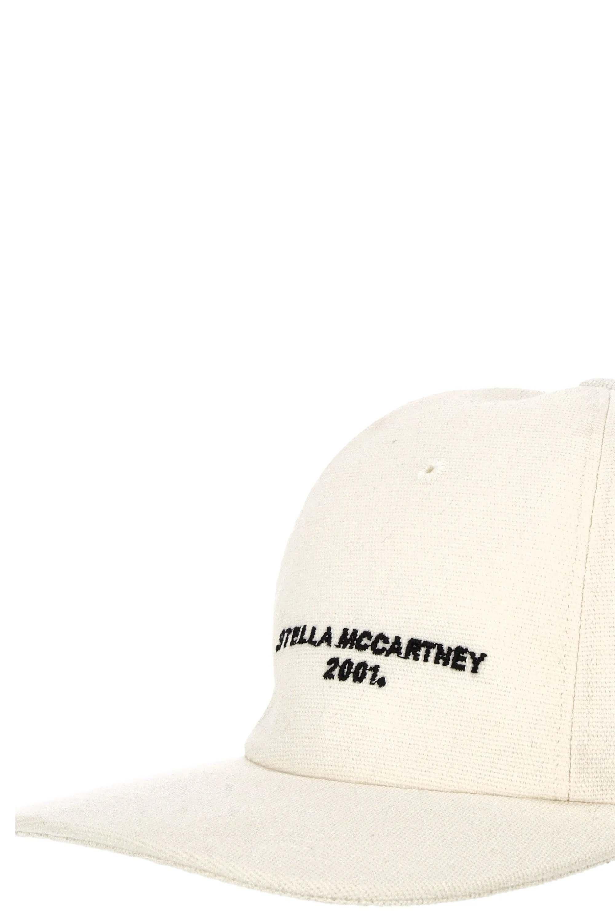 Stella McCartney Logo Embroidered Curved Peak Baseball Cap