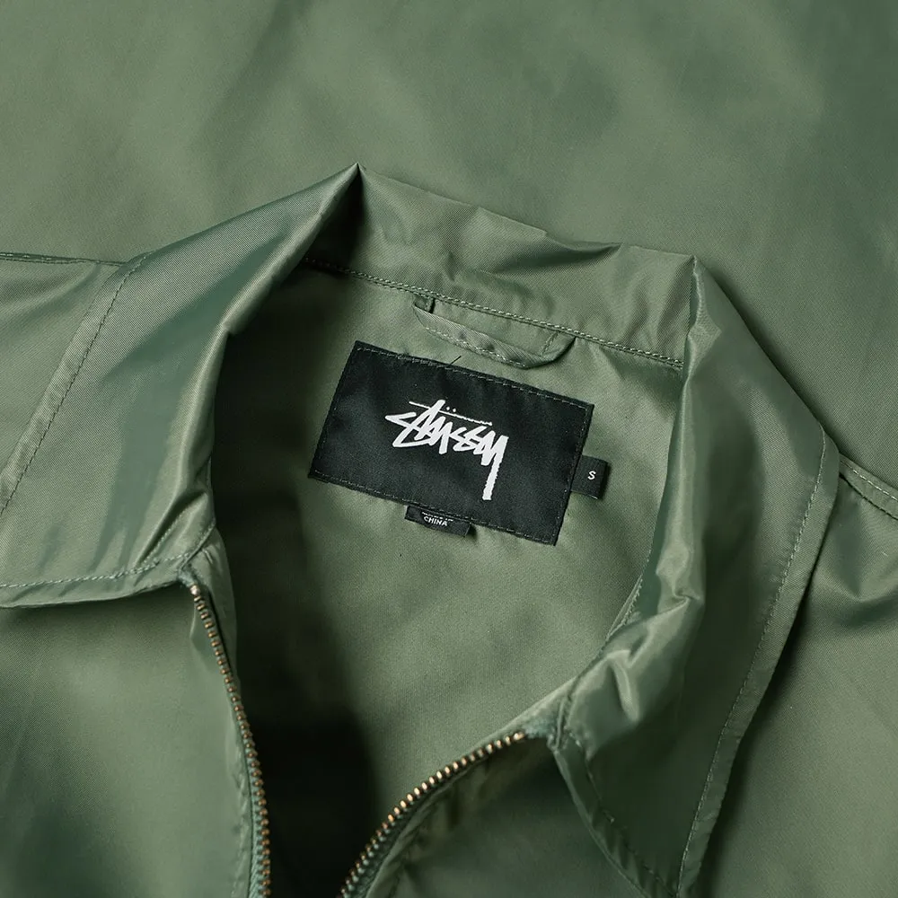 Stussy Flight Satin Coach JacketOlive