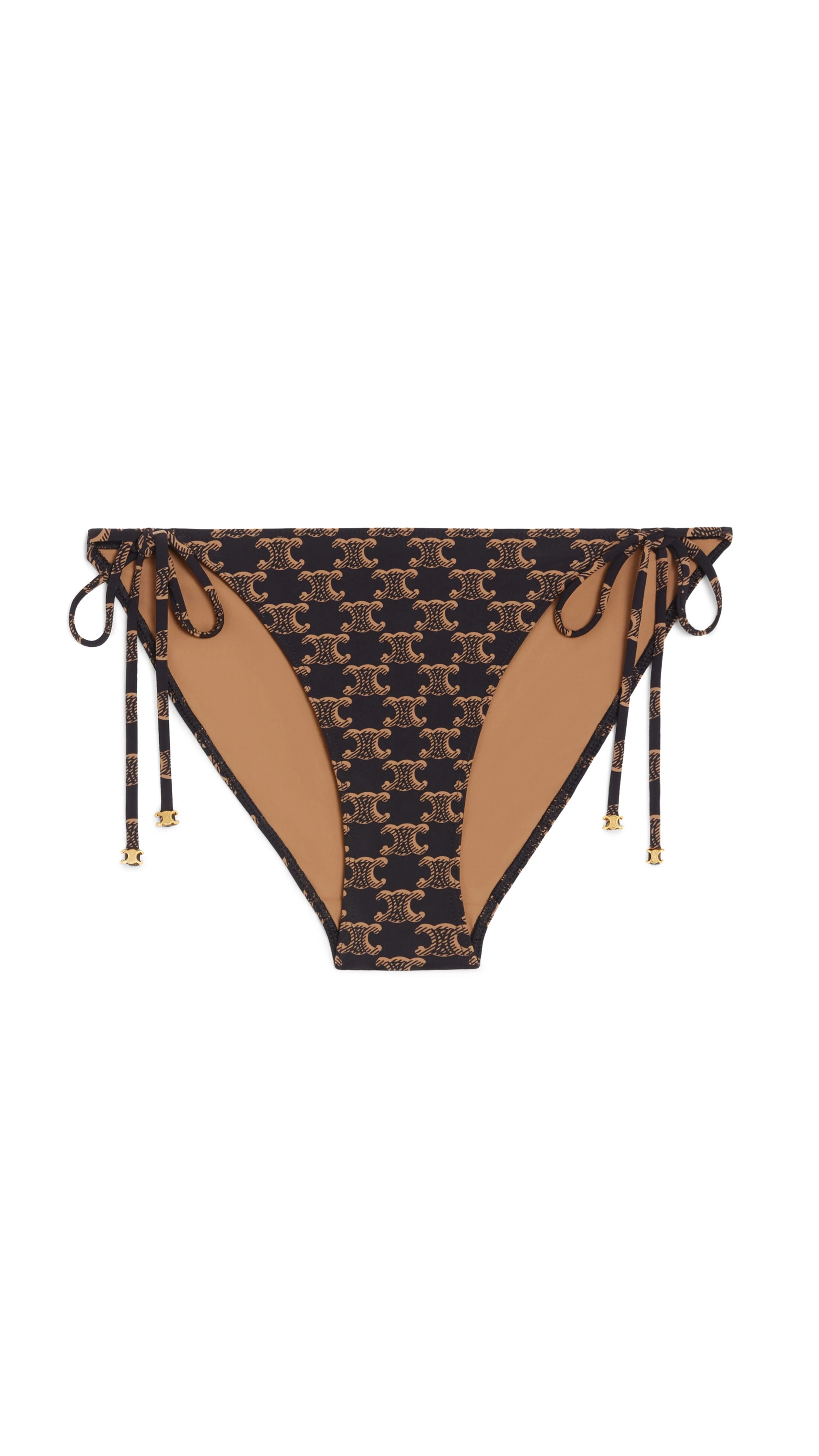 Swimsuit Bottom in Monogram Jersey - Toffee/Brown