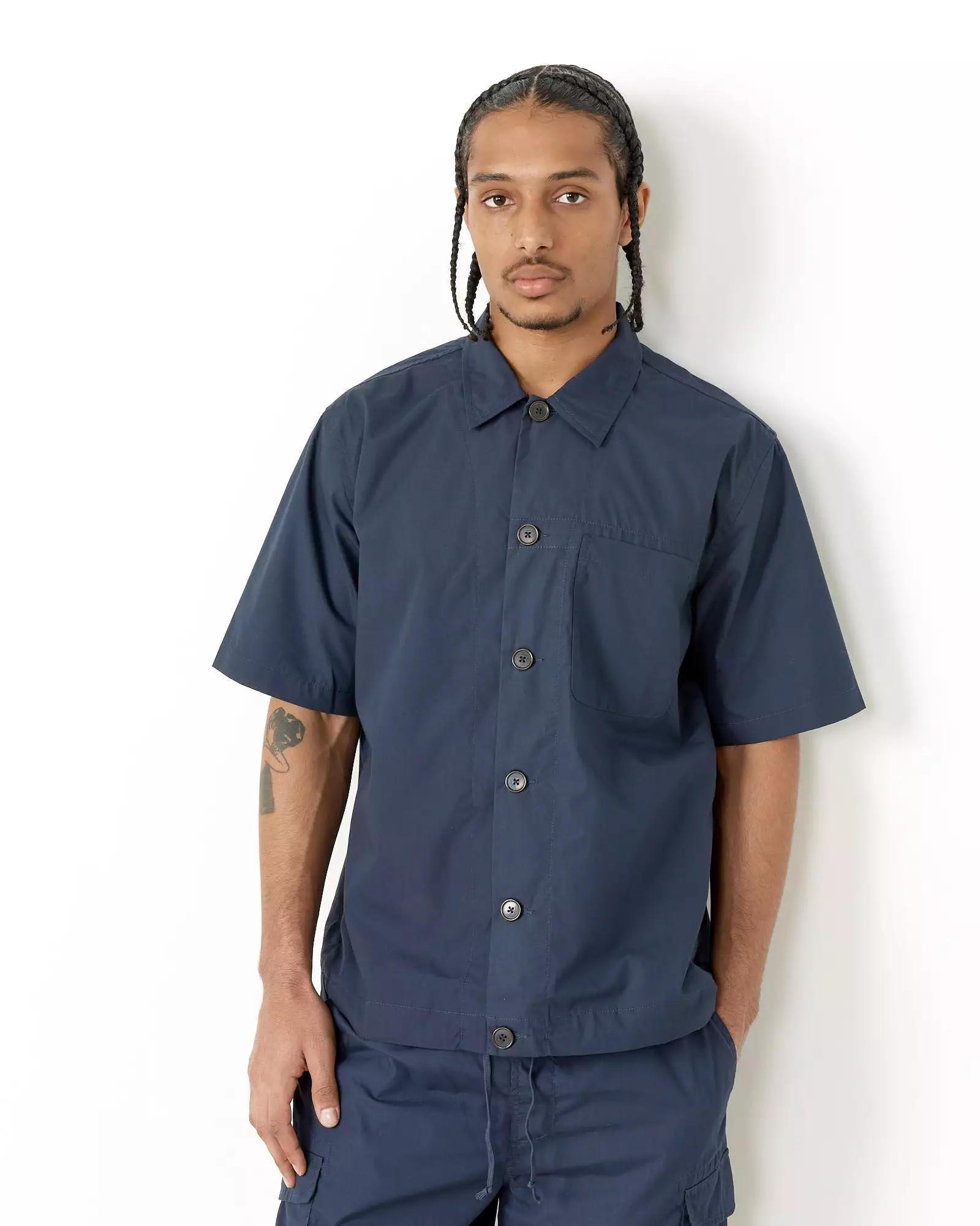 Tech Overshirt in Navy