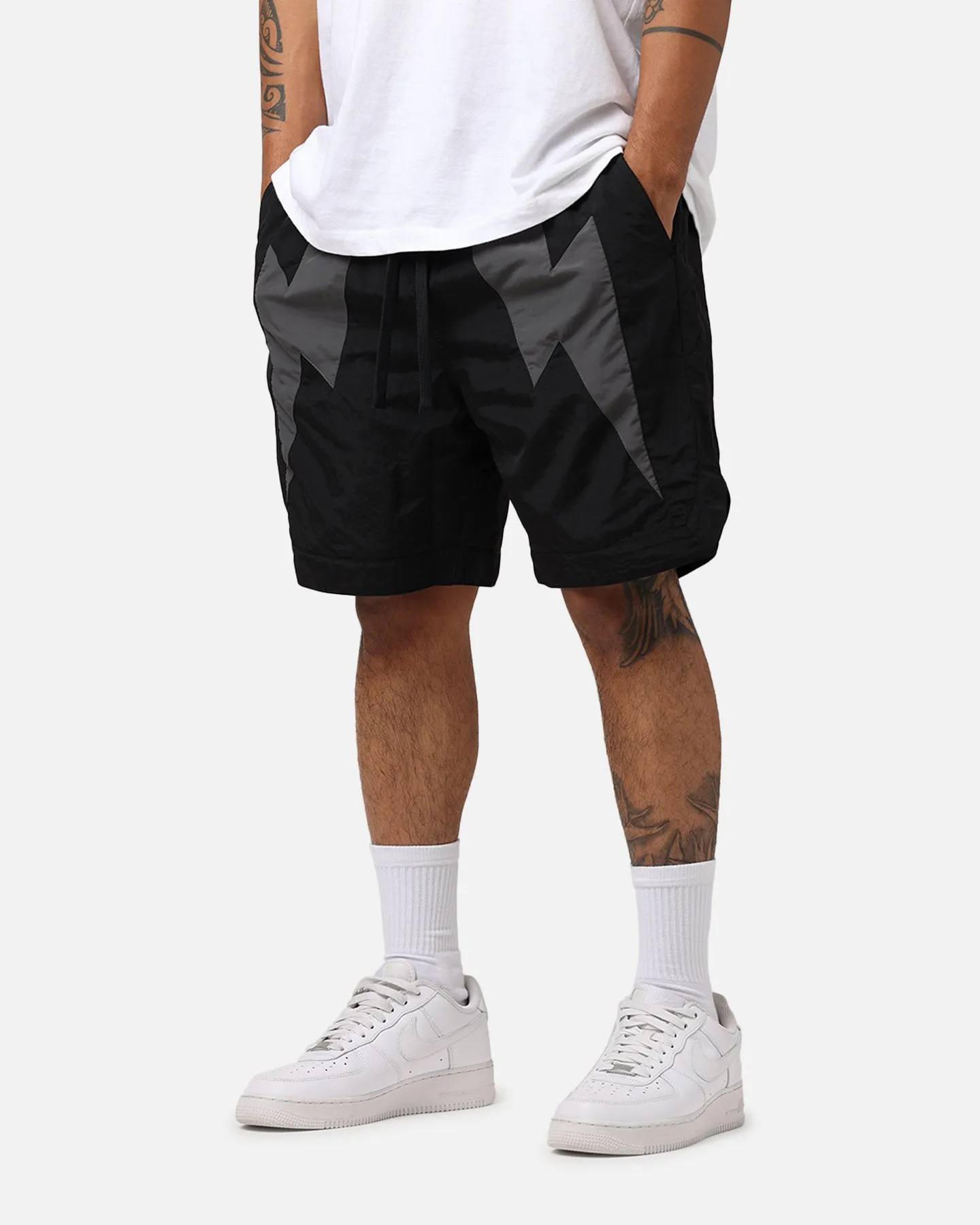 The Anti Order Eres Nylon Shorts Black/Grey