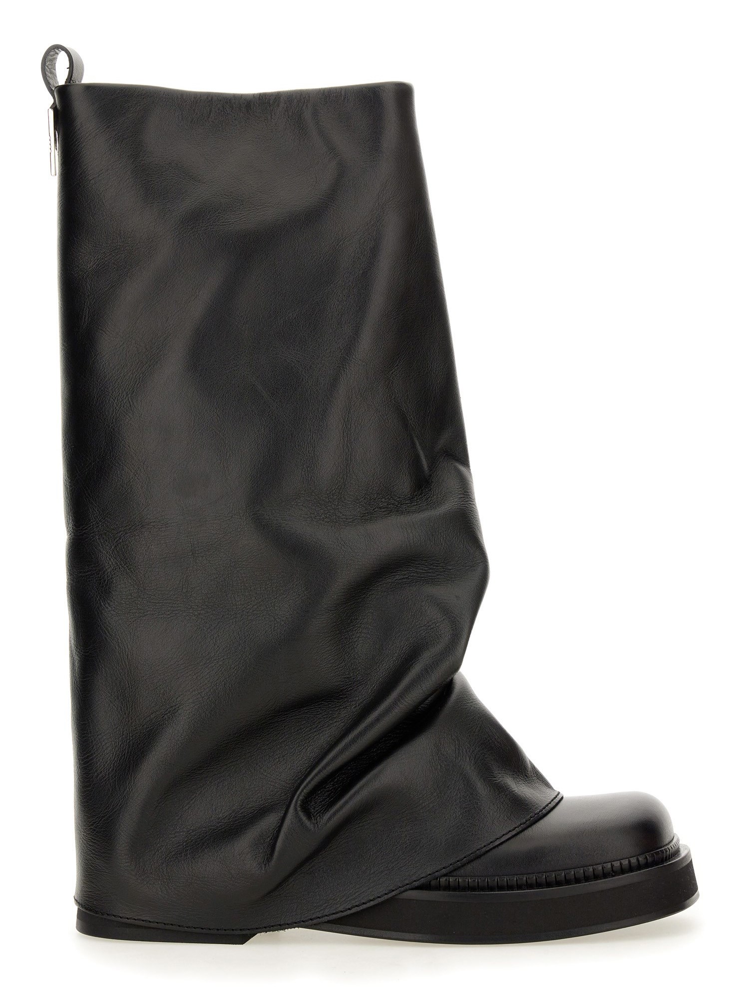 THE ATTICO    LEATHER ''ROBIN'' COMBAT BOOT