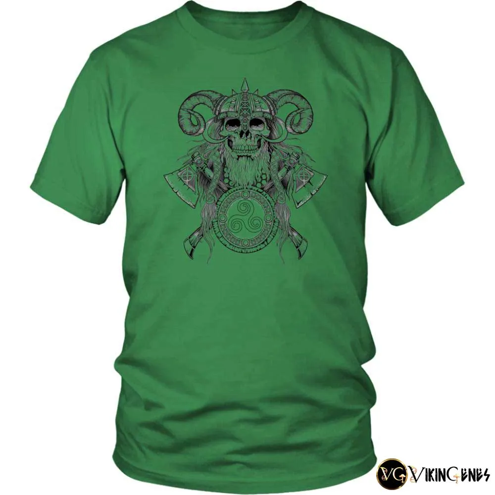 Viking Skull T Shirt