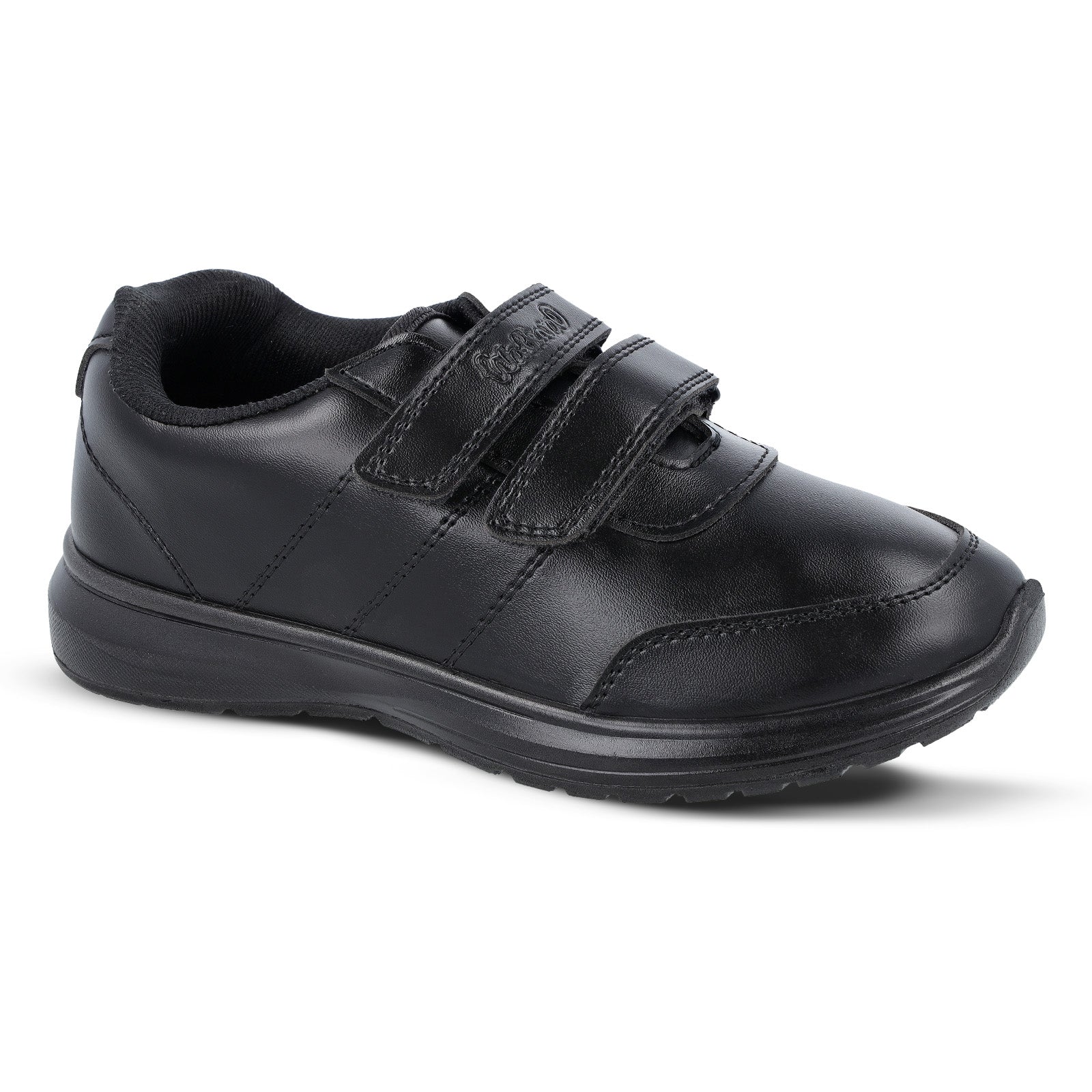 Walkaroo boys School Shoes - WV502 Black