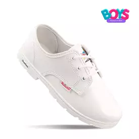 Walkaroo Boys School Shoes - WV521 White