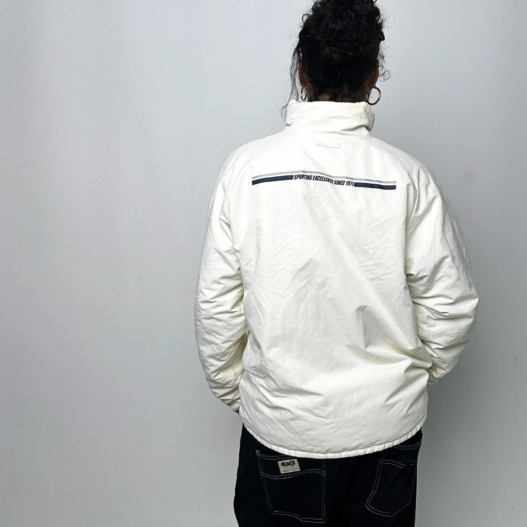 White y2ks NIKE Puffer Jacket Coat (L)