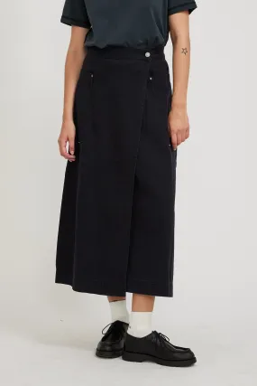 Wrap Skirt Used Black