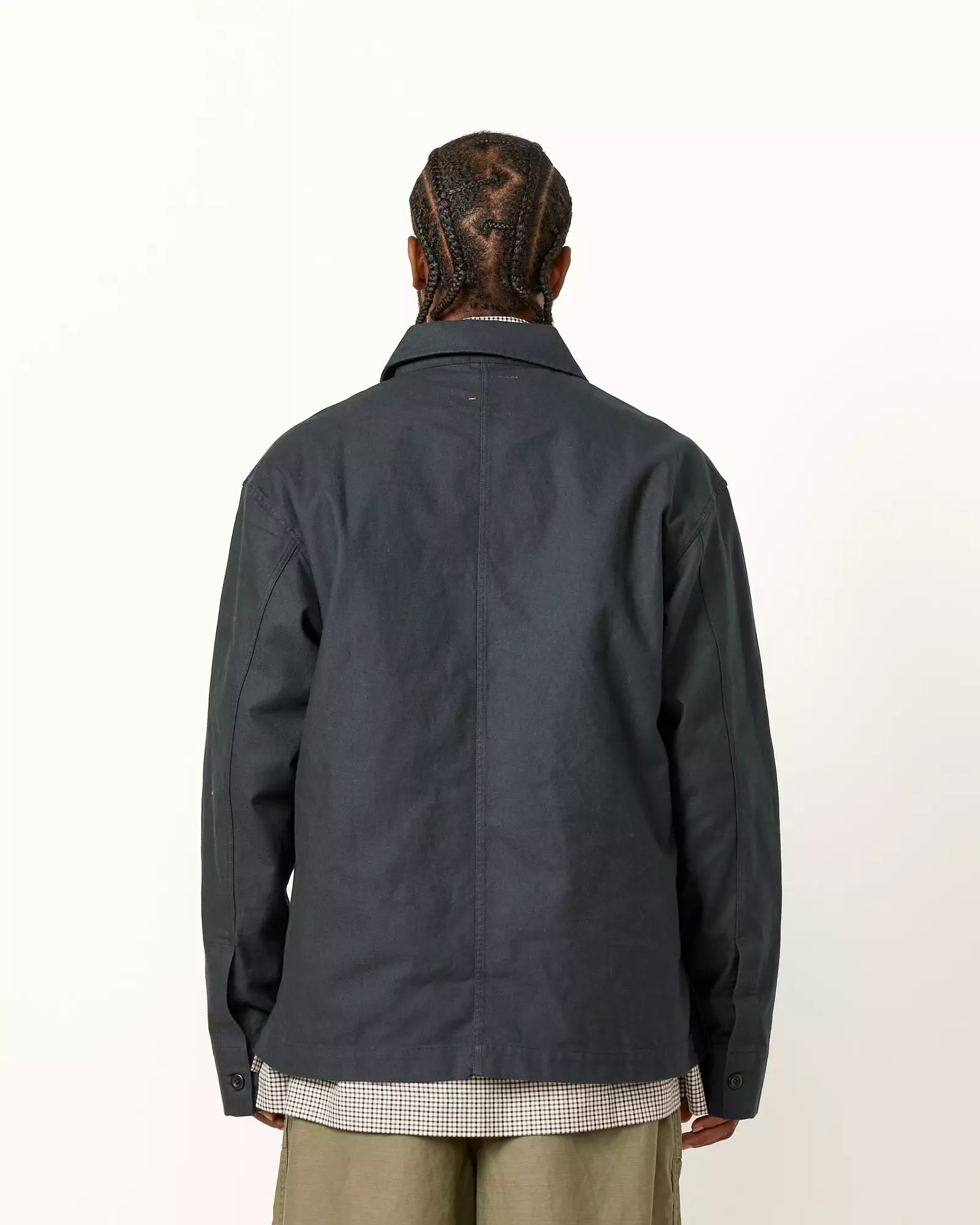 Zip Overshirt in Dark Navy